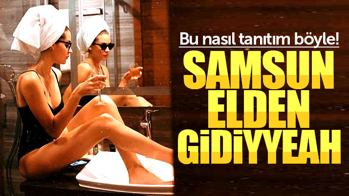 Rus kadın bloggerlar erotik fotoğraflarla Samsun'u tanıttı!