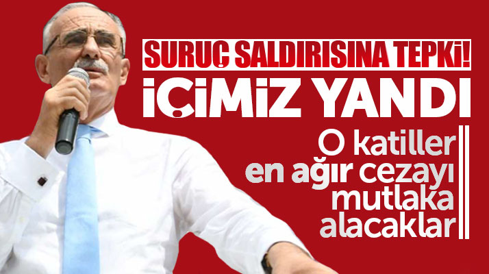 Yusuf Ziya Yılmaz Suruç'ta yaşanan terörist saldırıya tepki gösterip olayı lanetledi
