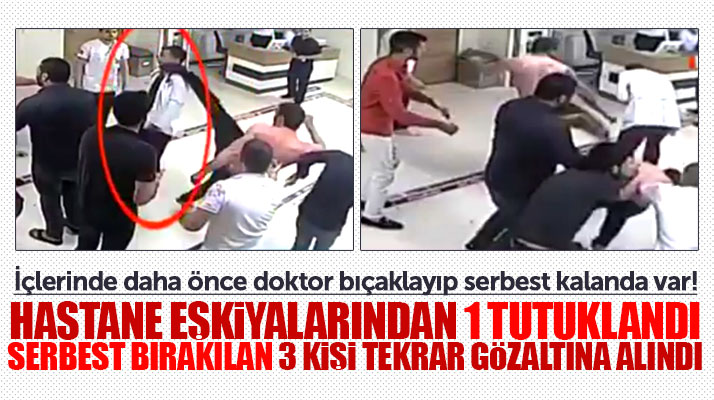 Samsun'da hastane doktoru ve güvenlik görevlilerine saldıranlardan 1'i tutuklandı