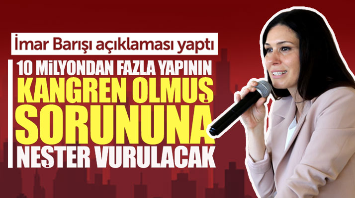 Çiğdem Karaaslan Samsun'da mimar ve mühendislere İmar Barışını anlattı