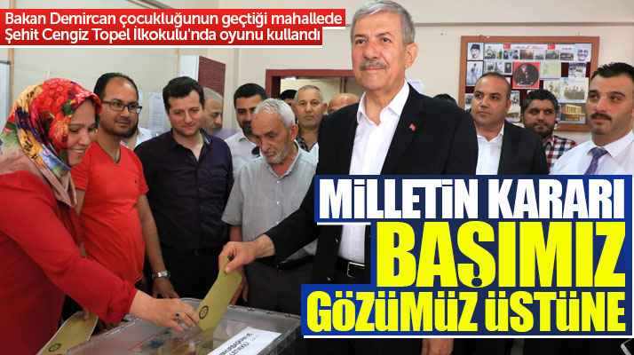 Sağlık Bakanı Ahmet Demircan oyunu Samsun'da çocukluğunun geçtiği mahallede kullandı