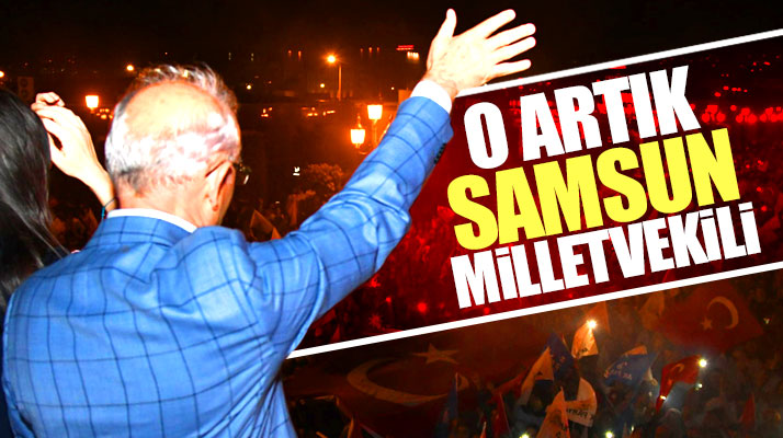 Samsun'a 19 yıl hizmet eden Yusuf Ziya Yılmaz artık milletvekili
