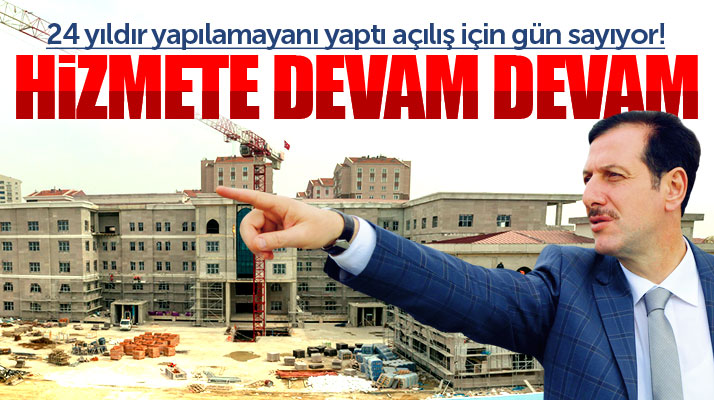 Samsun'da İlkadım Belediyesi'nin yeni hizmet binası açılış için gün sayıyor