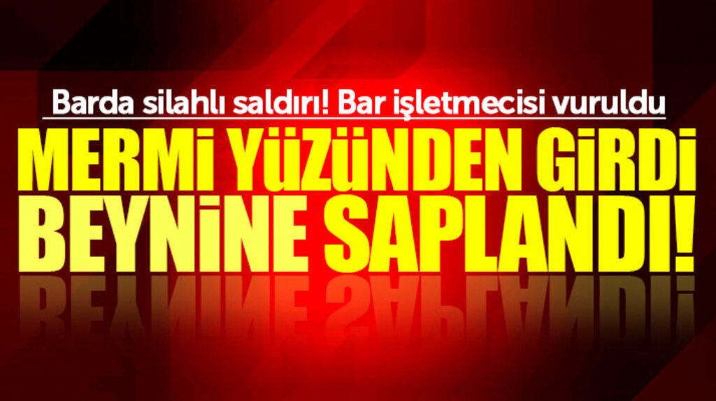 Samsun'da barda silahlı saldırı! Bar işletmecisi vuruldu