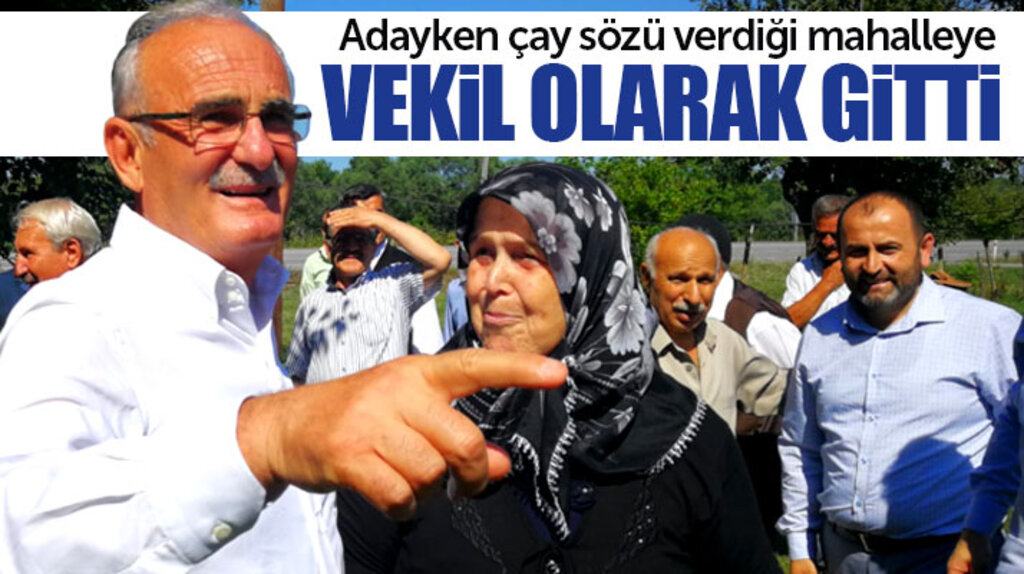 AK Parti Samsun Milletvekili Yusuf Ziya Yılmaz çay daveti aldığı mahalleleri ziyaret etti