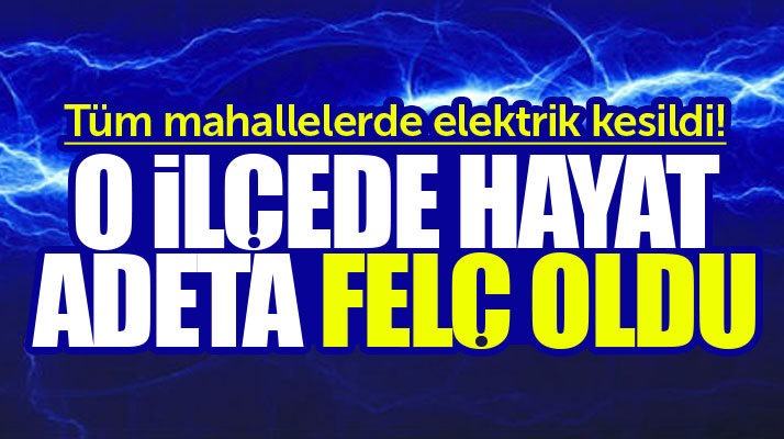 Samsun'un İlkadım ilçesinde tüm mahallerde elektrikler kesildi!