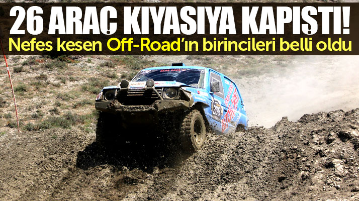 Samsun Vezirköprü'de nefes kesen Off Road yarışlarında birinci olan takımlar belli oldu