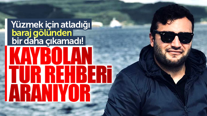 Samsun Vezirköprü'de baraj gölüne atlayan tur rehberi Selçuk Korkut kayboldu