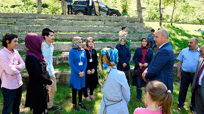 Tekkeköy Mağaraları Arkeoloji Vadisi turistlerin ilgi odağı odağı oldu