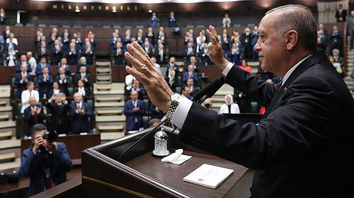 Erdoğan grup toplantısında açıkladı: Bakanlar Meclisten de olabilir