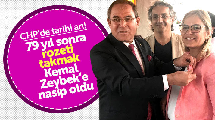 Kemal Zeybek'ten centilmen davranış! Neslihan Hancıoğlu'nun rozetini taktı