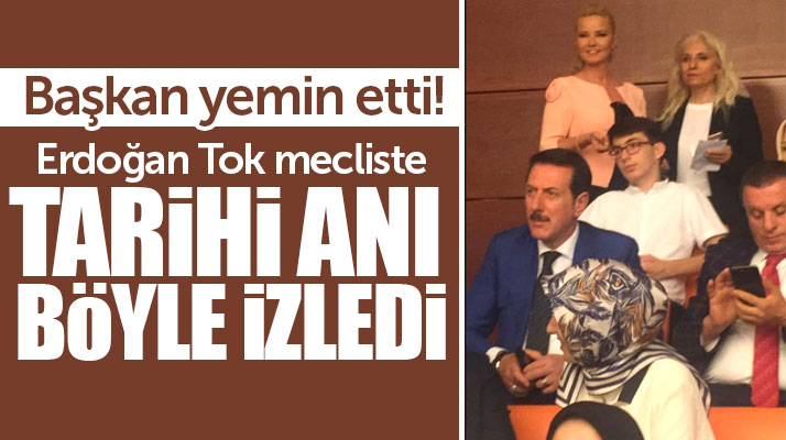 Erdoğan Tok, Recep Tayyip Erdoğan'ın yemin törenine katıldı