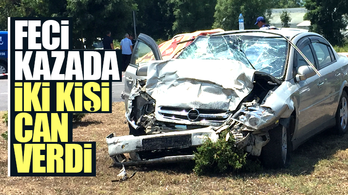 Samsun-Ordu karayolunda iki otomobil çarpıştı! İki kişi öldü iki kişi yaralandı