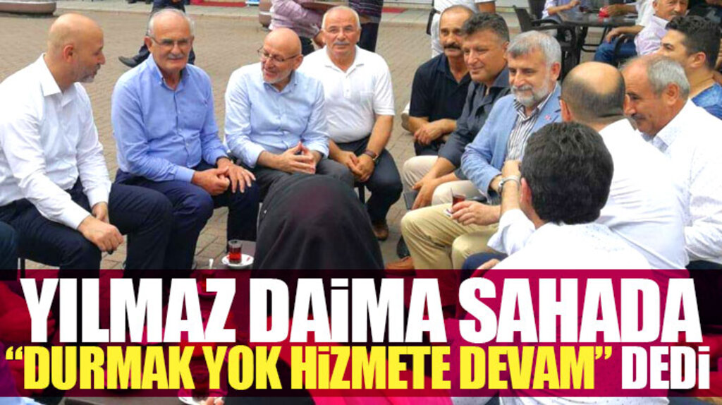 AK Parti Samsun Milletvekili Yusuf Ziya Yılmaz Terme ilçesinde hizmete devam açıklaması yaptı