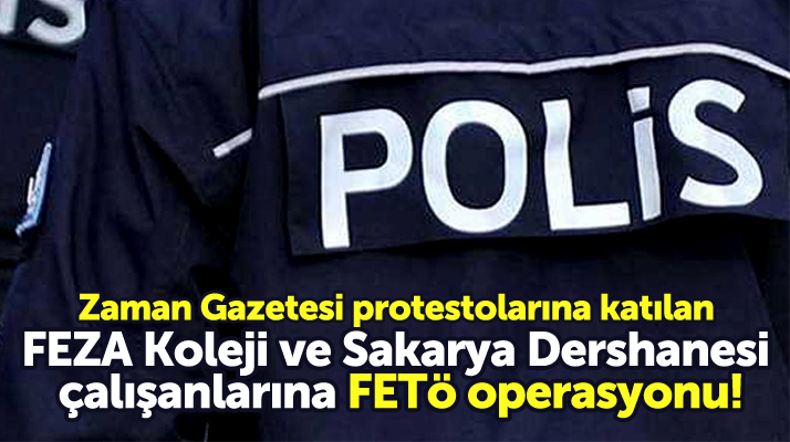 Samsun'da Zaman Gazetesi protestolarına katılan 4 kişi gözaltına alındı