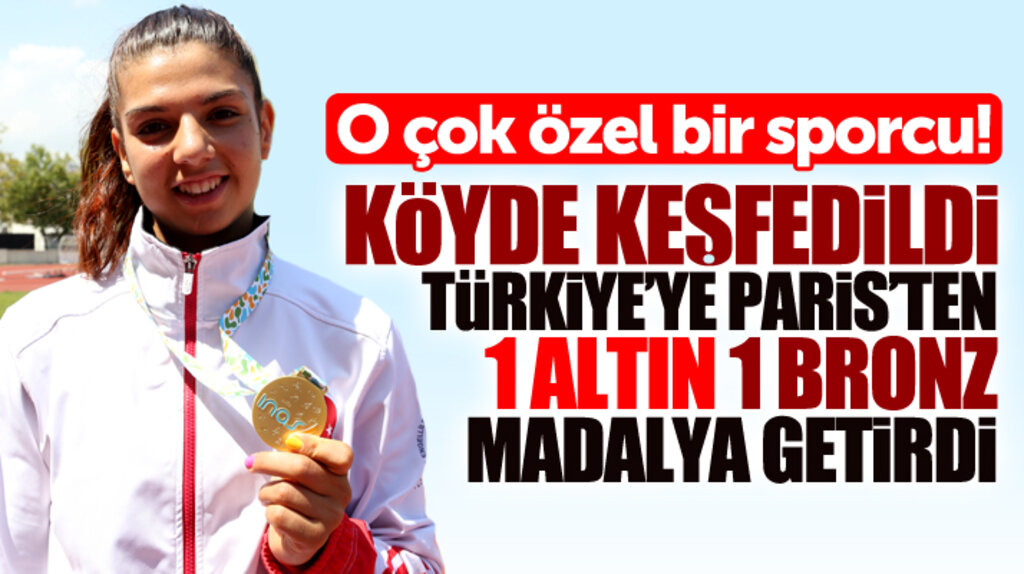 Samsunlu özel sporcu Esra Bayrak Türkiye'ye Paris'ten altın ve bronz madalya getirdi