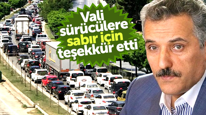 Samsun Valisi Kaymak, Pazar günü mağdur olan sürücülere sabırları için teşekkür etti