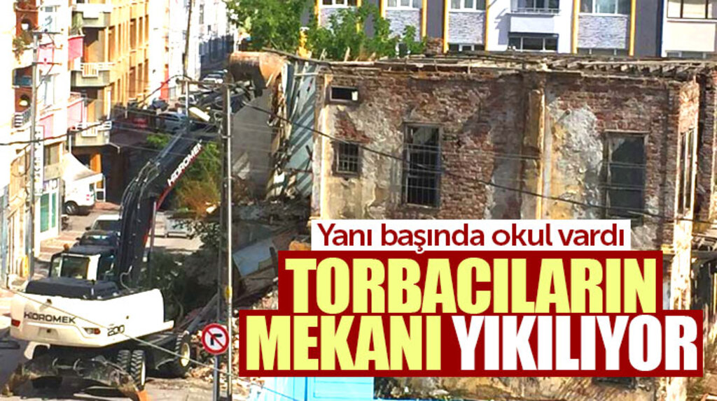 Samsun'da İlkadım Belediyesi torbacıların mekanı olan o metruk binayı yıkıyor