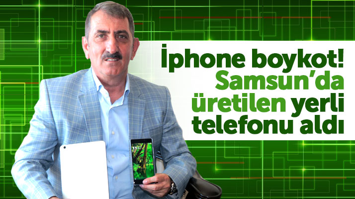 Fuat Köktaş'tan İphone boykot! Samsun'da üretilen yerli telefon Reeder aldı