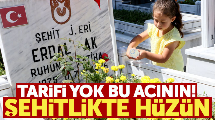 Samsun'da Kurban Bayramının arefesinde şehitlikte hüzün