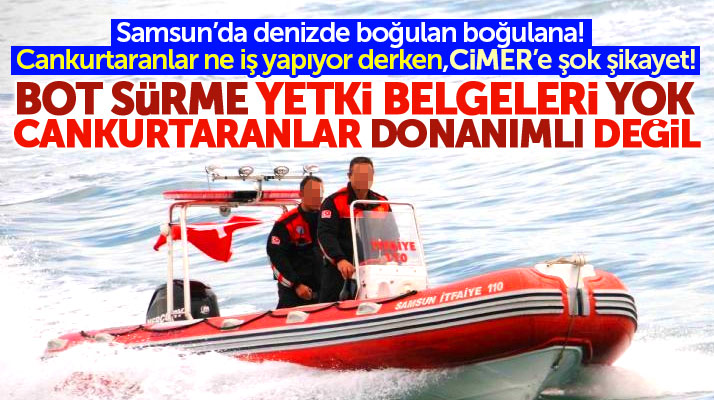 Samsun İtfaiyesinde görevli cankurtaranlar için CİMER'e şok şikayet