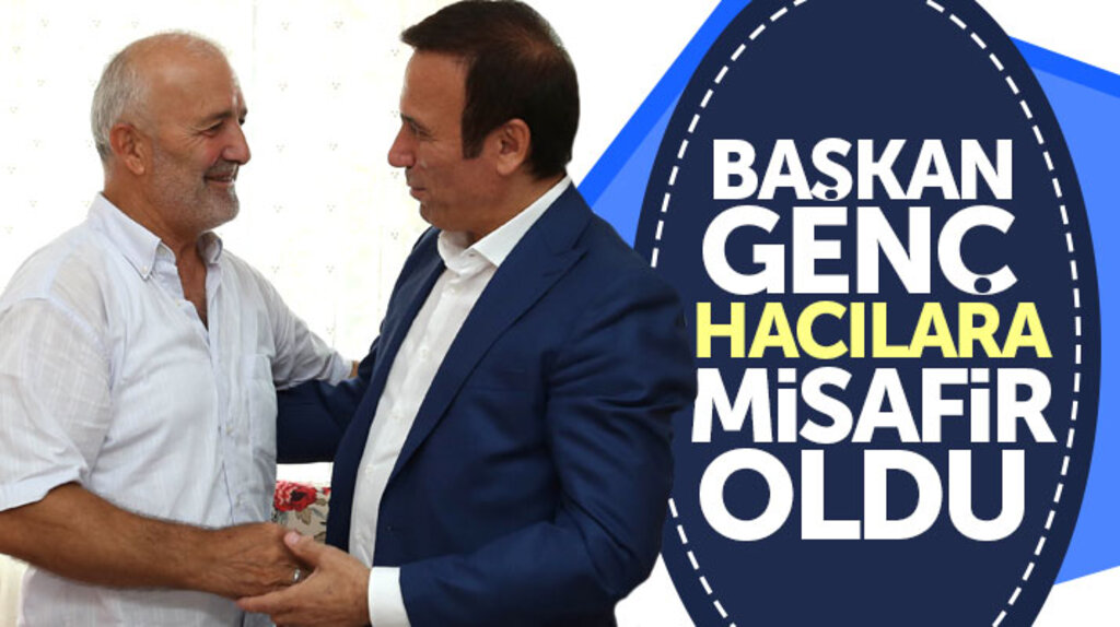 Osman Genç, Canik'te hac ziyaretinden dönen hacıları evlerinde ziyaret etti