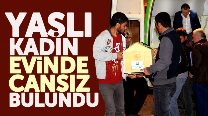 Samsun Havza'da Hafize Altınkaynak isimli yaşlı kadın evinde ölü olarak bulundu