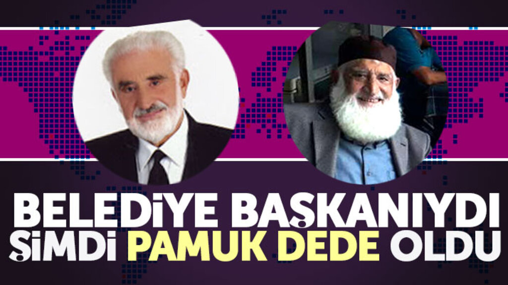 Samsun'da Pamuk Dede lakaplı eski belediye başkanı uzattığı beyaz sakalları ile dikkati çekti