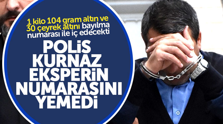 Samsun'da 1 kilo altının çalındığını iddia eden eksperin oyununu polis yemedi
