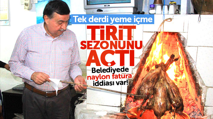 Samsun'da Havza Belediyesi Başkanı Murat İkiz, tirit sezonunu açtı