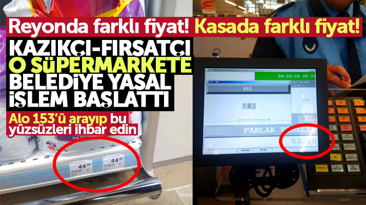 Samsun Atakum'da fırsatçılık yapan o süpermarkete zabıta ceza uyguladı