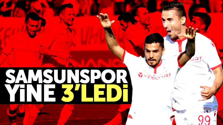 Samsunspor deplasmanda rakibi İnegölspor'u 3-2 yendi