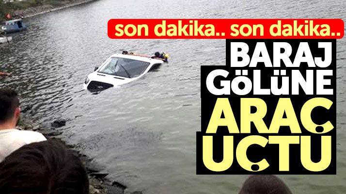 Samsun Ayvacık'ta otomobil baraj gölüne uçtu!