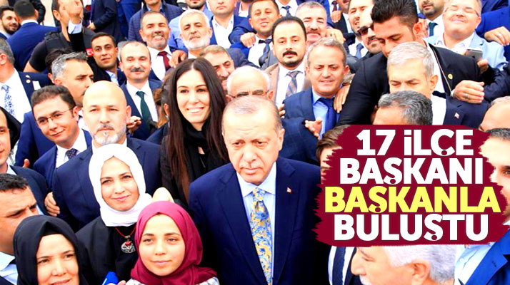 AK Parti Samsun İl ve İlçe Başkanları Ankara'da Başkan Erdoğan ile bir araya geldi