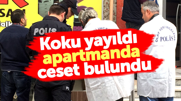 Samsun'da kötü koku yayılan apartmanda ceset bulundu