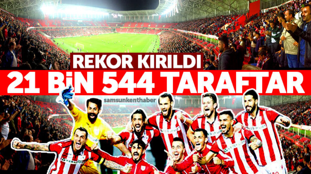 Yılport Samsunspor'un Kastamonuspor 1966 maçını 21 bin 544 taraftar izledi
