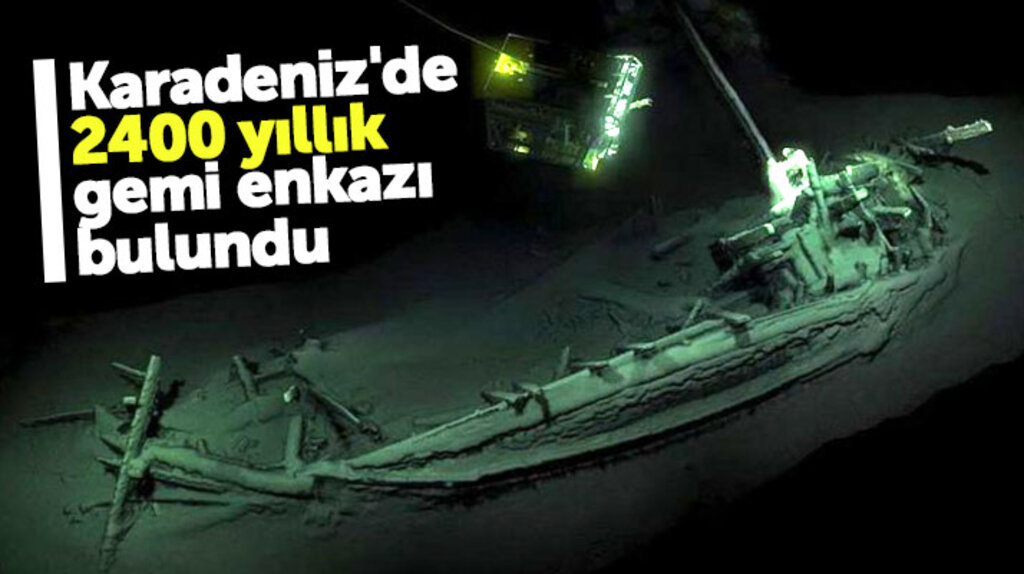 Karadeniz'in 2 kilometre derinliğinde 2400 yıllık bir gemi enkazı bulundu