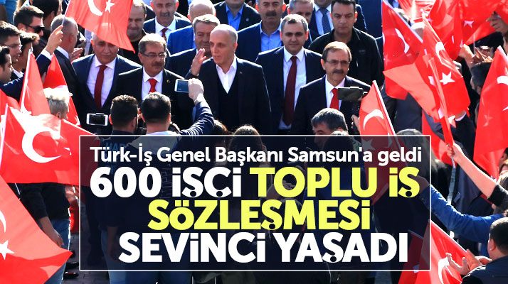 SAMULAŞ'ta 600 işçi için Demiryol-İş Sendikası ile toplu iş sözleşmesi imzalandı