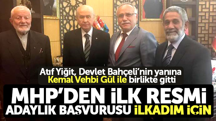 Samsun'da işadamı Atıf Yiğit MHP'den ilk resmi aday adaylığı başvurusunu yaptı