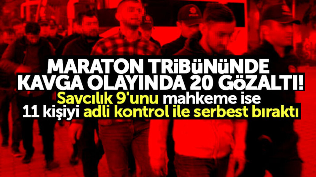 Yılport Samsunspor maçında çıkan kavga olayı ile ilgili gözaltına alınan 20 kişi serbest bırakıldı