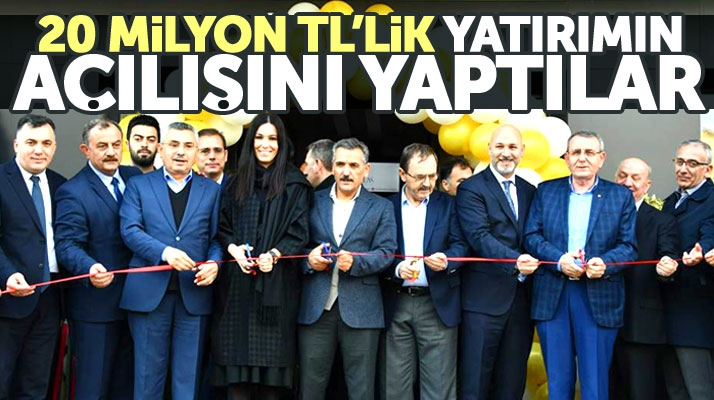Samsun Ladik'te 20 milyon TL'lik yatırım olan termal otelin açılışı yapıldı