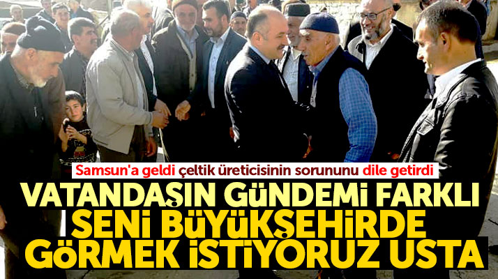 Erhan Usta'ya vatandaş soruyor! Samsun Büyükşehir adayı olacak mısın