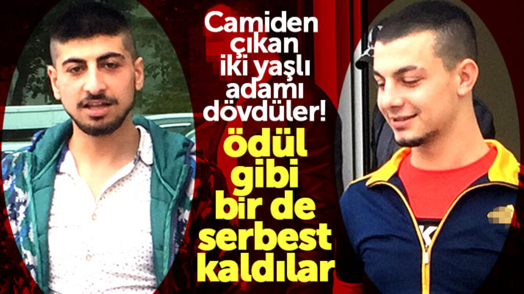 Samsun Canik'te camiden çıkan iki yaşlı adamı döven şahısları mahkeme serbest bıraktı