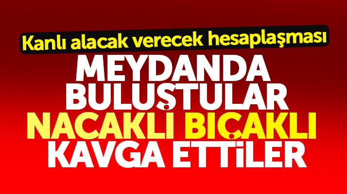 Samsun Çarşamba'da çıkan nacak ve bıçaklı kavgada 3 kişi yaralandı
