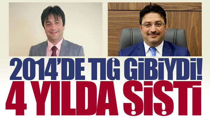 Atakum Belediyesi Özel Kalem Müdürü Ensar Erdöl tığ gibiydi 4 yıl içinde şişti