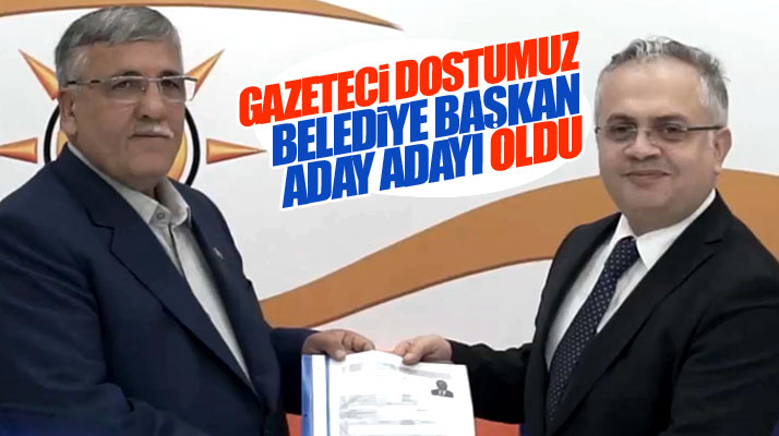 Samsun'da gazeteci Erdal Bozkurt, Salıpazarı İlçe Belediyesi Başkan aday adayı oldu