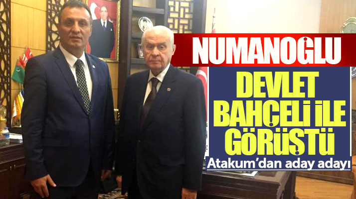 Atakum Belediye Başkan aday adayı Davut Numanoğlu Devlet Bahçeli ile görüştü