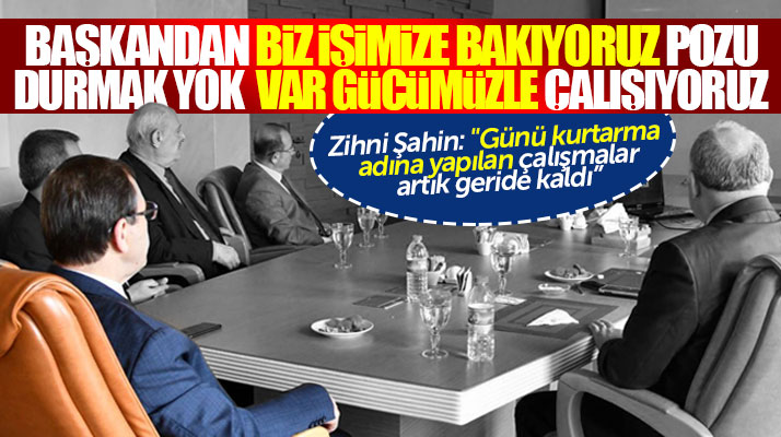 Zihni Şahin SASKİ'de açıkladı: Samsun için var gücümüzle çalışıyoruz