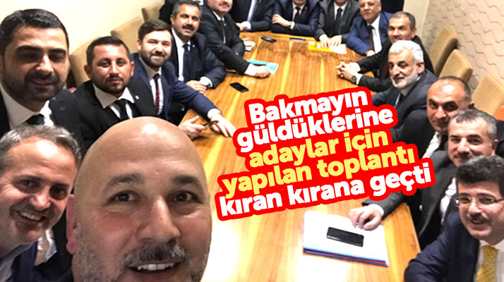 AK Parti'nin Samsun adayları için yapılan toplantılar kıran kırana geçti