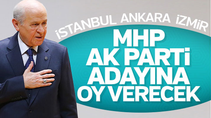 Devlet Bahçeli açıkladı: 3 büyük şehirde AK Parti'nin adaylarını destekleyeceğiz